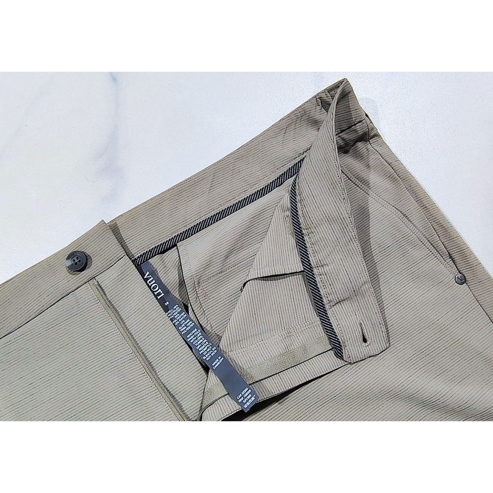 Vuori Mens Pebble Shorts 36 Khaki V399 Performance Chino Golf Athletic Fit 8.5" - Picture 5 of 12